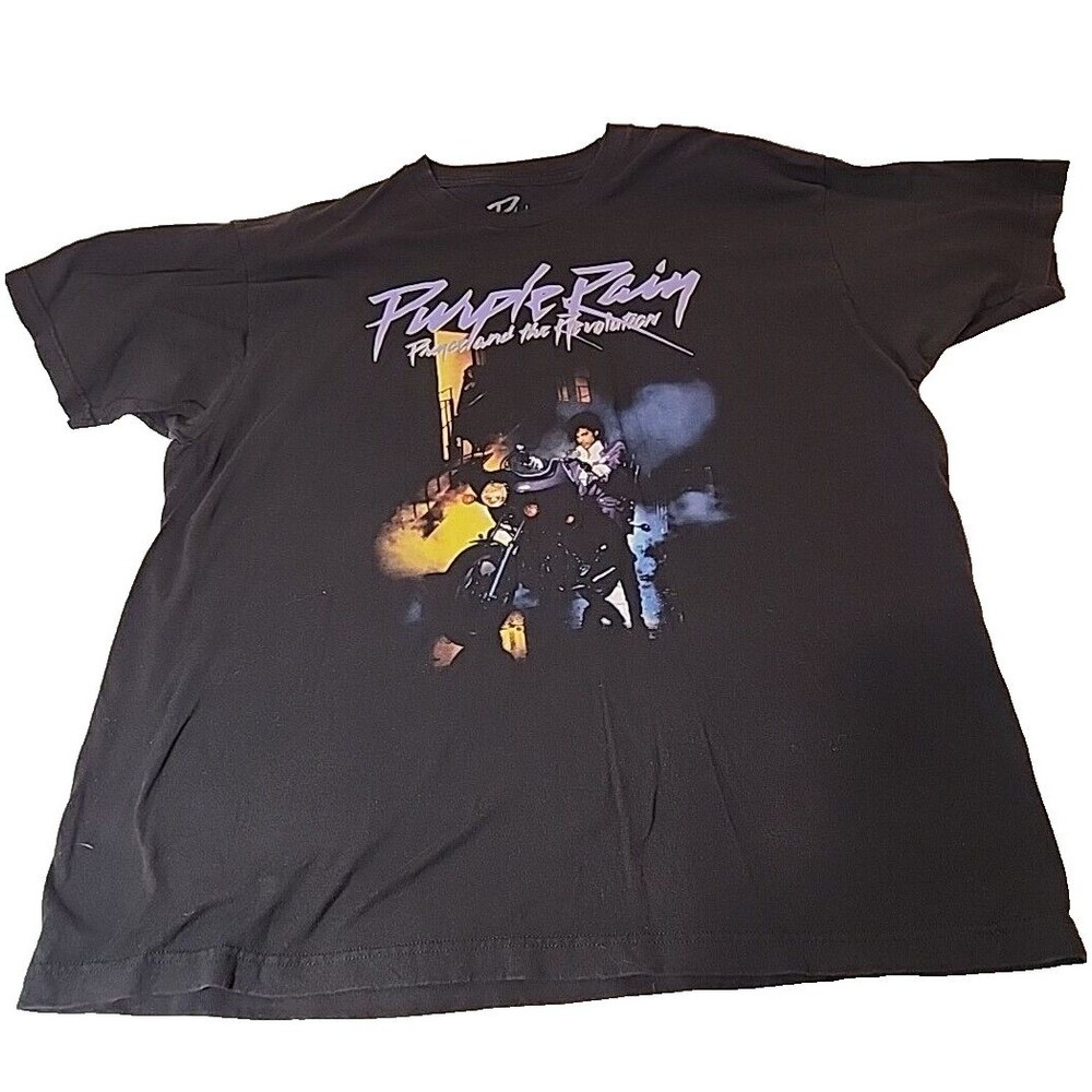 Prince Purple Rain‎ and The Revolution T-Shirt Graphic Tee Mens 3XL